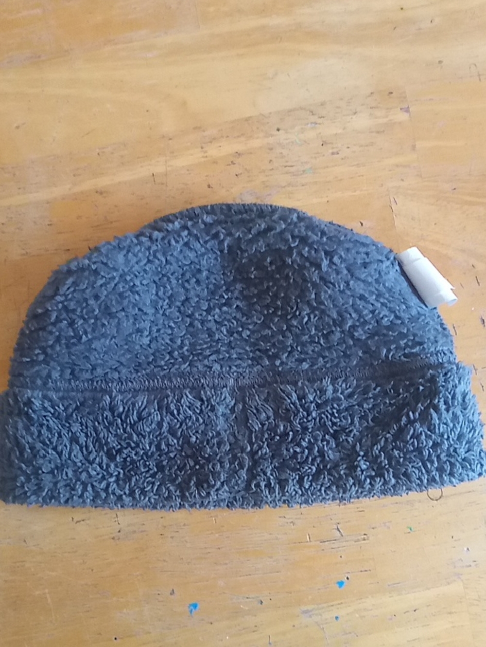 Patagonia Kids Fuzzy Bear Ear Beanie - Gray - Picture 5 of 5